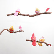 Baby Jives Fabric Bird Mobile