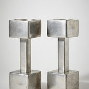 Candlesticks Designed by Astrid Fog for Just Andersen, Set of 2