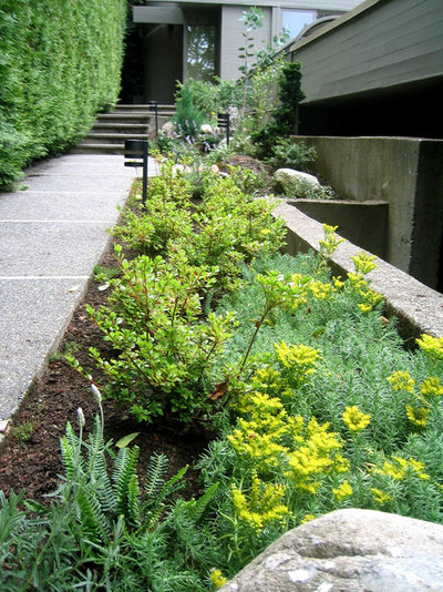 Contemporary Landscape by Swick's Organic Landscaping
