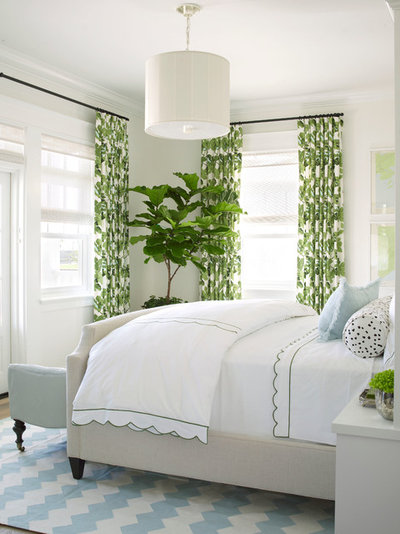 Beach Style Bedroom by Burnham Design