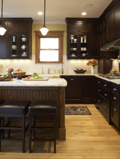 Dark Cabinets Light Floor Home Design Ideas, Pictures, Remodel and Decor