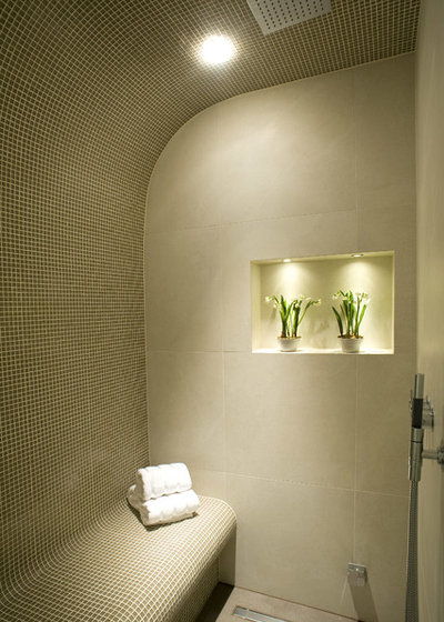 Transitional Bathroom by Inspired Dwellings