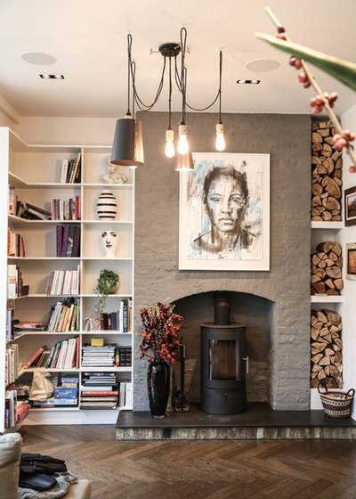 Contemporary Living Room by Vogue Kitchens