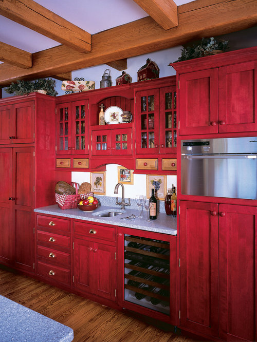 Rustic Shaker Cabinet Home Design Ideas, Pictures, Remodel ...