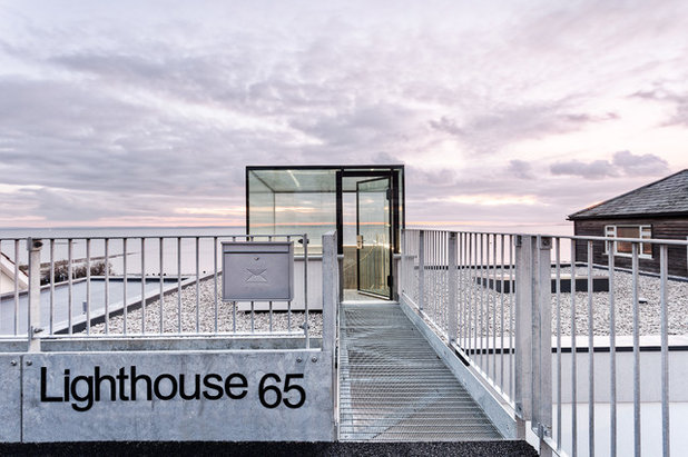 Contemporary Garden Shed and Building by Martin Gardner Photography