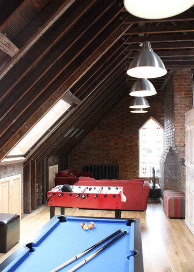 Industrial Family & Games Room by T-Space Design & Build