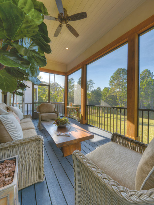 Screened Back Porch Home Design Ideas, Pictures, Remodel and Decor