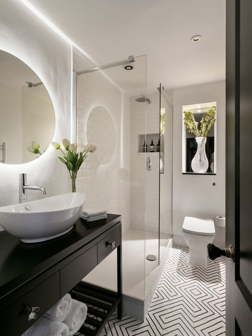 MidSized 3/4 Bathroom Design Ideas, Remodels & Photos