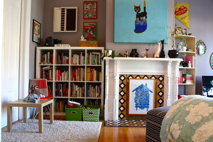 Eclectic Living Room by Shannon Malone