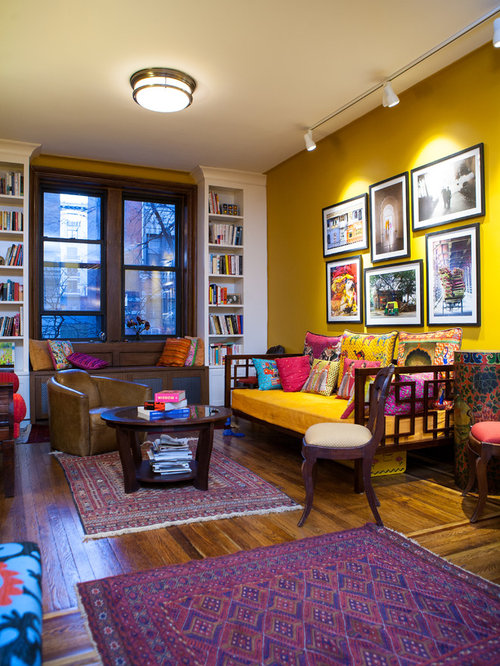 Purple Living Room Design Ideas, Renovations & Photos with ...