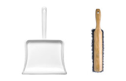 Enamelware Dustpan & Hand Broom