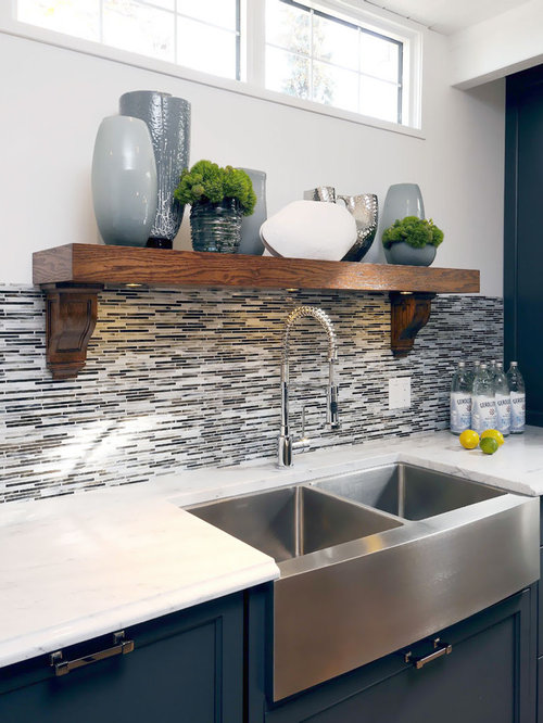 High Back Apron Sink Home Design Ideas, Pictures, Remodel and Decor