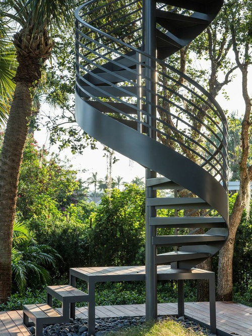 Exterior Staircase Home Design Ideas, Pictures, Remodel and Decor