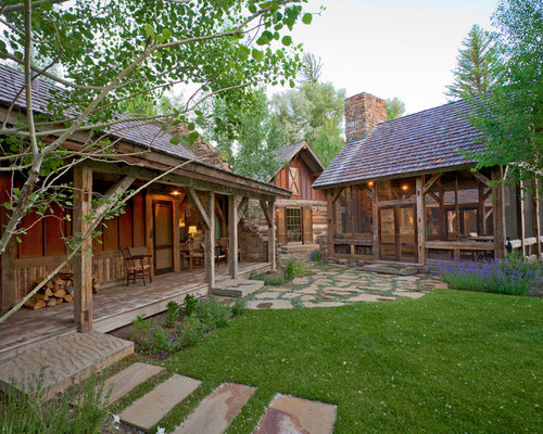 Rustikaler Garten im Innenhof - Ideen für die Gartengestaltung - HOUZZ