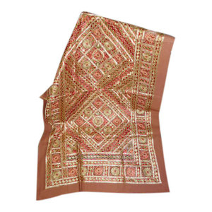 Mogulinterior - Decorative Red Sofa Throw Golden Mirror Indian Wall Hanging Throw - Gorgeous & creative rectangular shape exquisite multi color Sofa Throw/ Bedspread has intricate mirror and hand embroidery works add ethnic touch to your home.