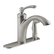 Kohler Stainless Steel Kitchen Faucet With Sprayer R29671-VS