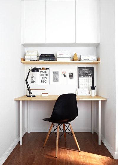 Scandinavian Home Office & Library by Studio Revolution