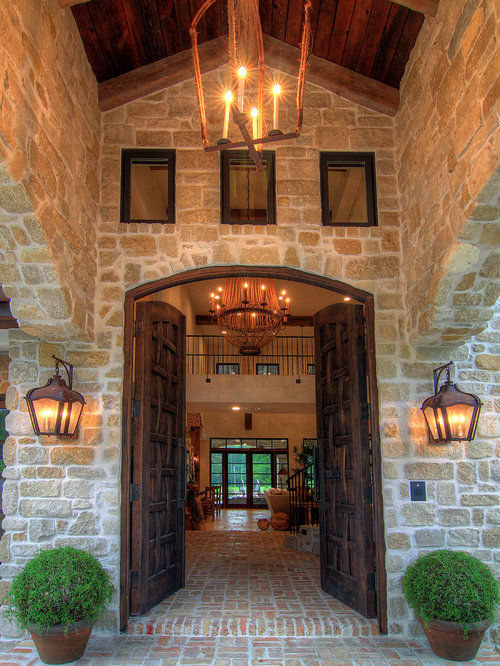 Stone Around Front Door Home Design Ideas, Pictures, Remodel and Decor