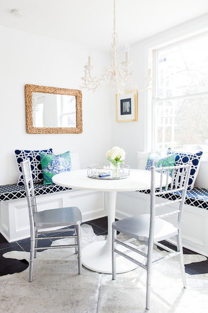 Transitional Dining Room by Diff Miller Style & Design
