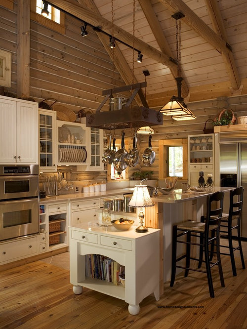 Log Homes Kitchens Home Design Ideas, Pictures, Remodel 