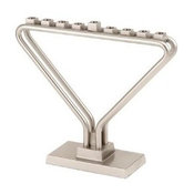 7" Pewter Finished Hanukkah Menorah