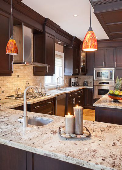 Transitional Kitchen by Nicola Interiors