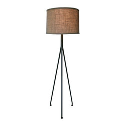 Tripod Floor Lamp - Simplicity lights the way with an industrial-mod 