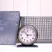 Vintage Metal Gym Locker Basket by Circle Creek Home