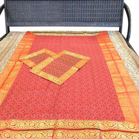 mogulinterior - Bedspread Bedcover, Twin Size - Brocade Silk