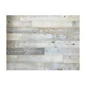 5" White Wash Timberchic Wall Covering, 20 sqft.