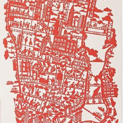 NYC Paper Cut Map