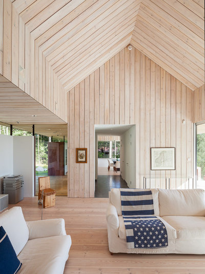 Scandinavian Living Room by Michael Perlmutter, Architect & Photographer