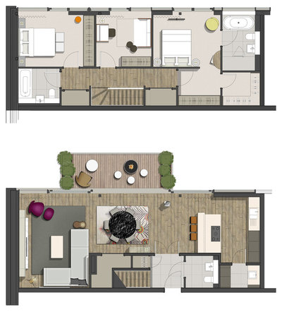 Contemporary Floor Plan by TG-Studio
