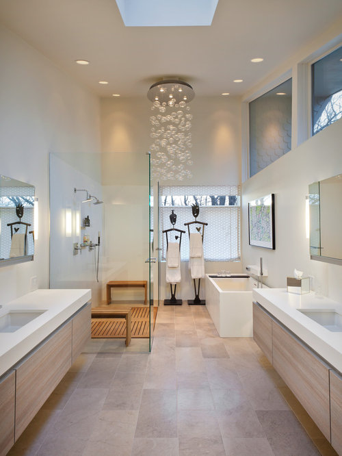 Limestone Shower Home Design Ideas, Pictures, Remodel and Decor