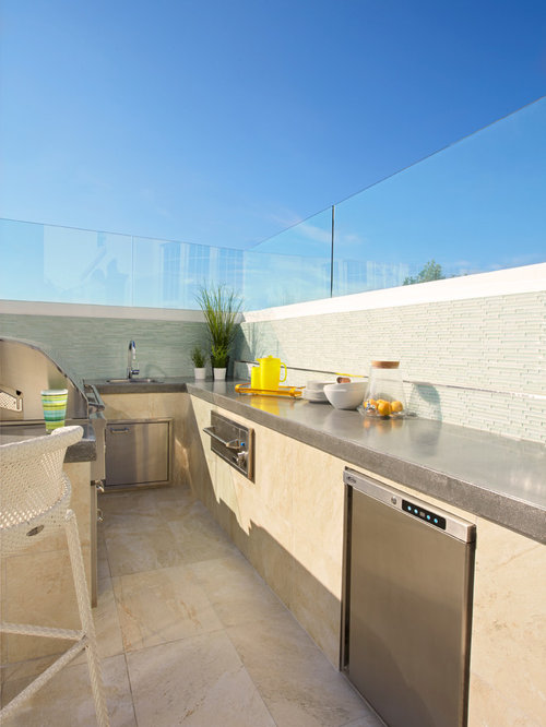 Tile Outdoor Kitchen Home Design Ideas, Pictures, Remodel and Decor