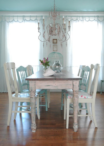 Shabby-chic Style Dining Room by Kristie Barnett, The Decorologist
