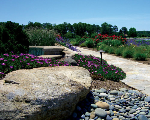 River Rock Landscape Home Design Ideas, Pictures, Remodel and Decor