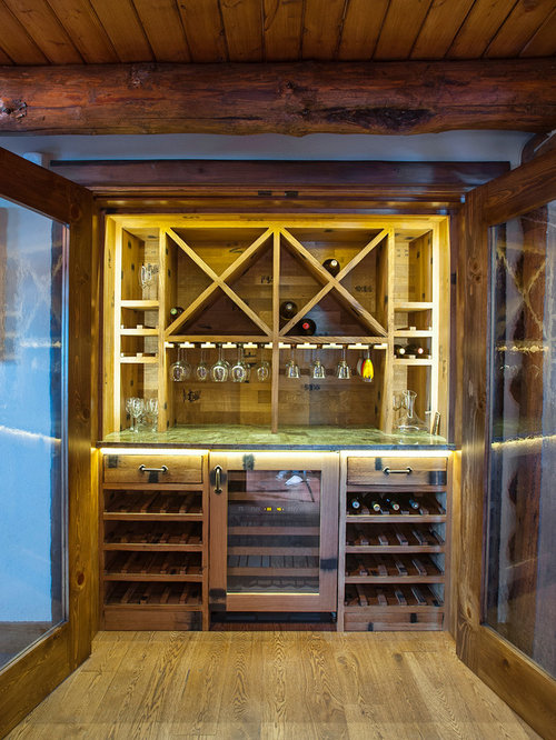 Small Rustic Wine Cellar Design Ideas, Remodels & Photos