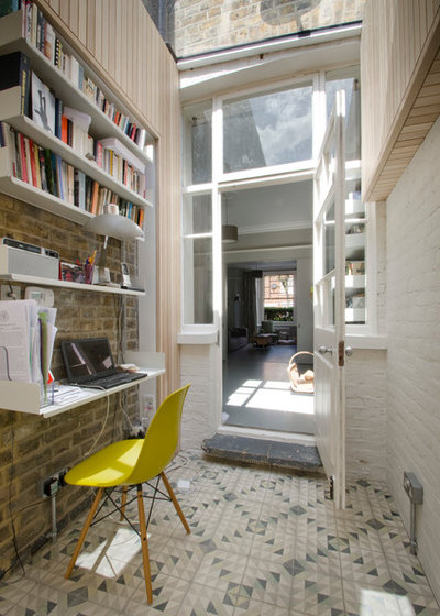 Contemporary Home Office & Library by Gort Scott