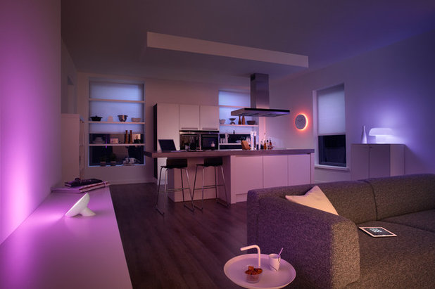 Contemporary Living Room by Philips Lighting US