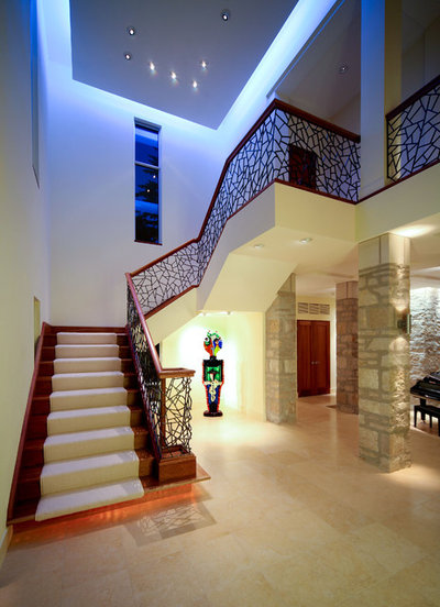 Contemporary Staircase by Deep River Partners