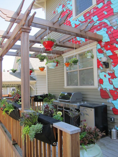Eclectic Deck by Becky Bourdeau @ Potted