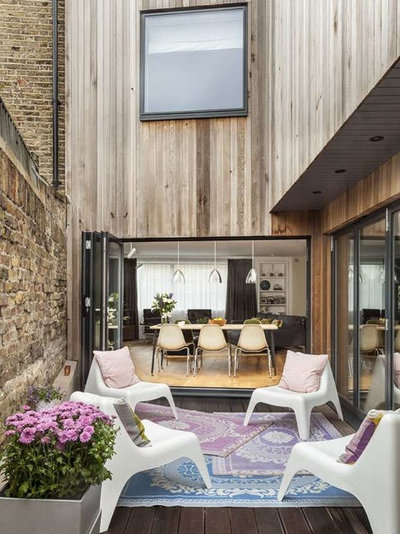 Contemporary Terrace & Balcony by naganjohnson architects