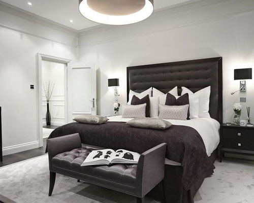 Black And Grey Bedroom Home Design Ideas, Pictures ...