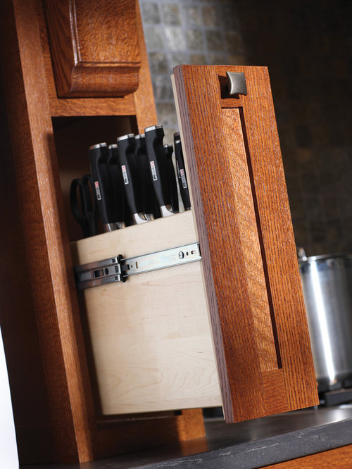 PullOut Knife Block Home Design Ideas, Pictures, Remodel and Decor