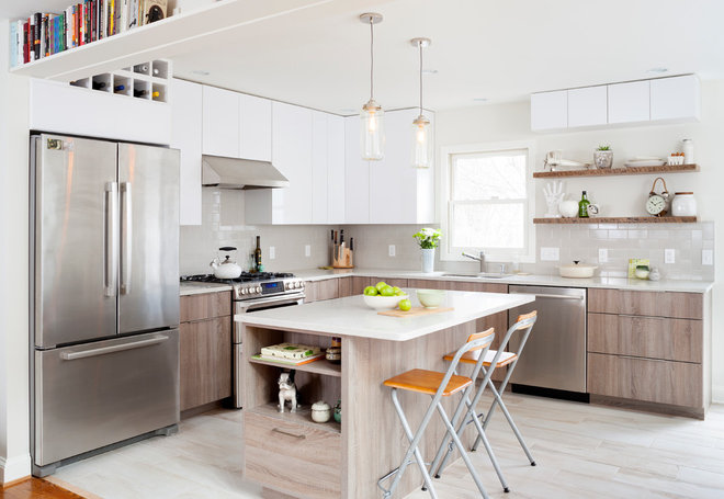 Contemporary Kitchen by April Case Underwood
