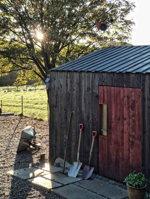 Scandinavian Garage and Shed Design Ideas, Pictures, Remodel & Decor