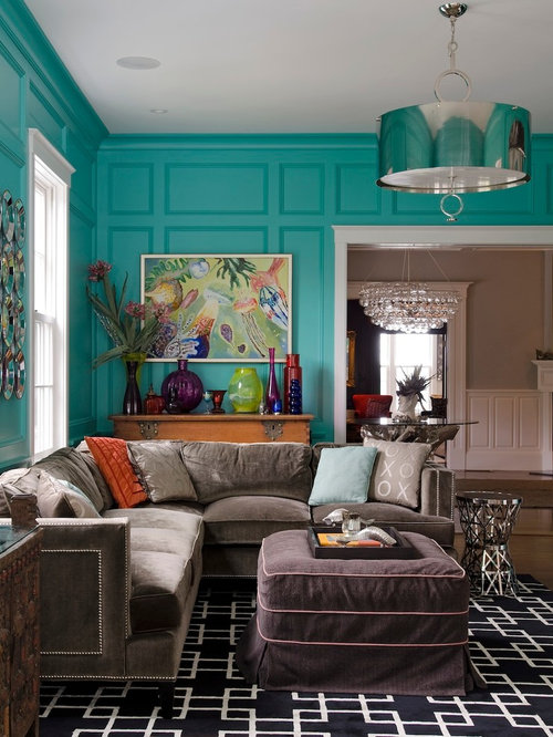 SalmonColored Sofa Home Design Ideas, Pictures, Remodel and Decor