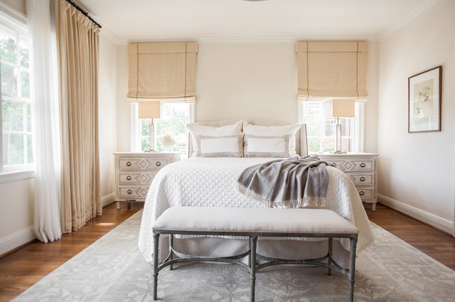 Transitional Bedroom by Marie Flanigan Interiors