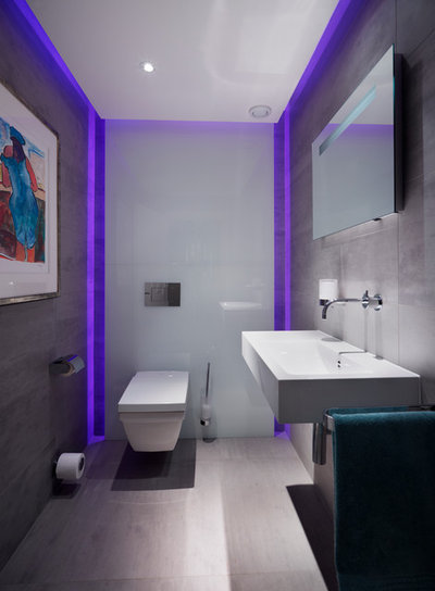 Contemporary Powder Room by Hobsons Choice
